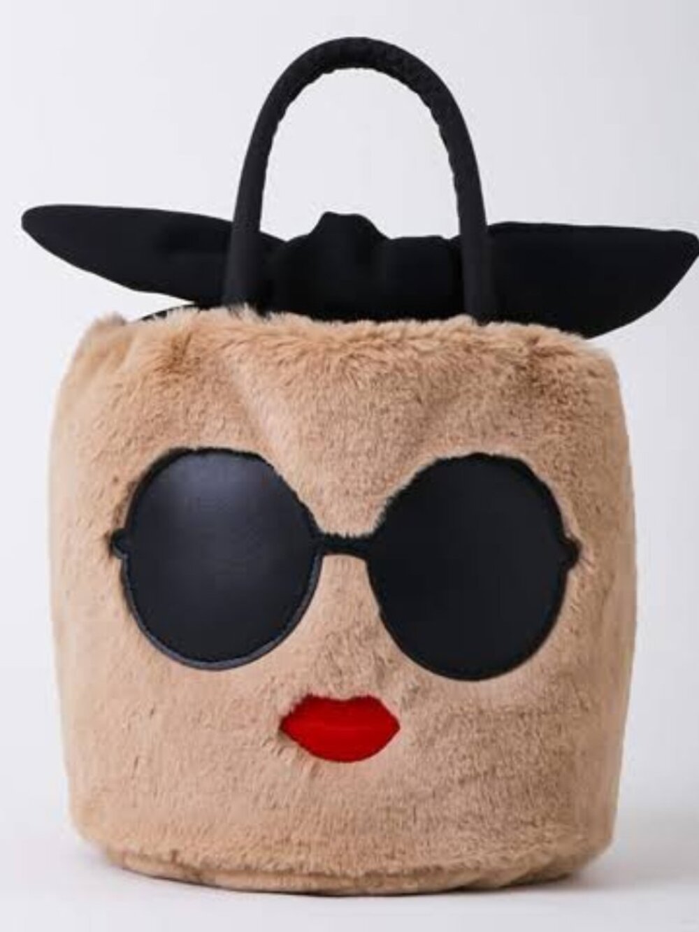 a-jolie Faux Fur Face Bag